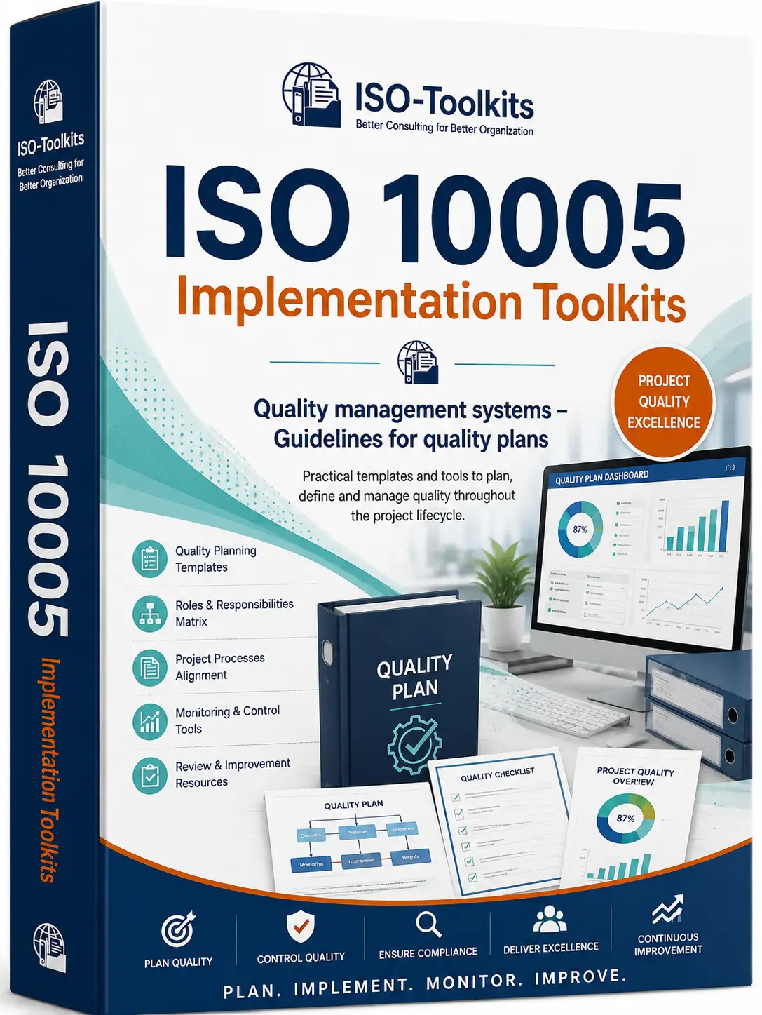 ISO 10005:2018 Quality Plans Implementation Toolkit Cover