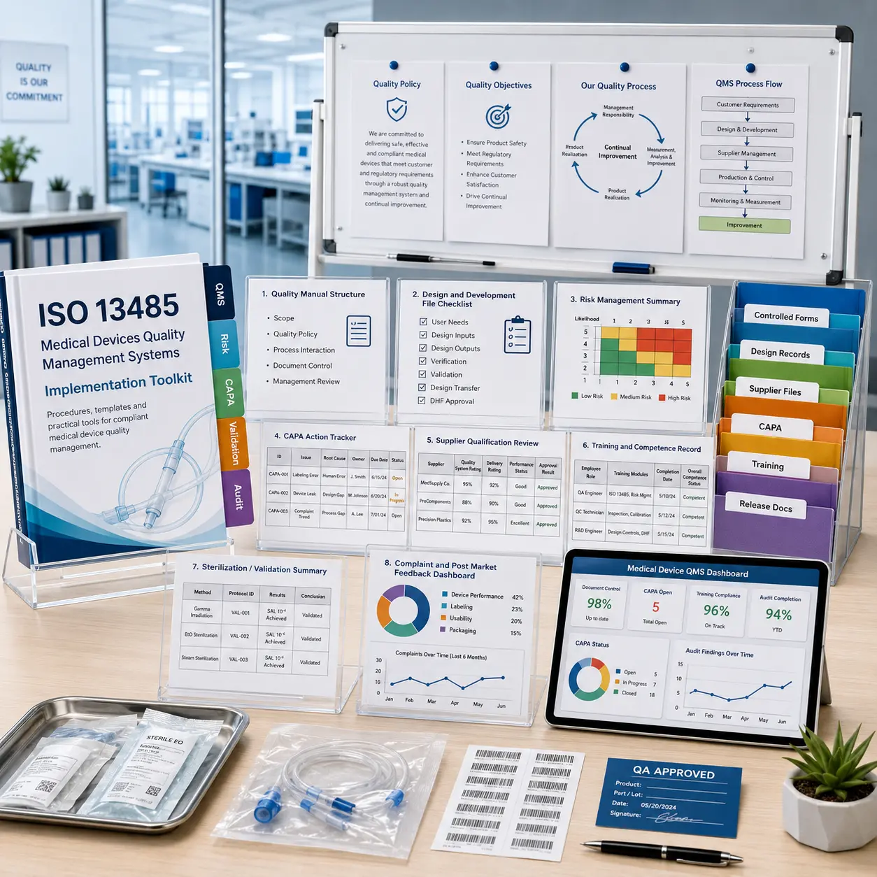 ISO 13485 Medical Devices Quality Management Systems Implementation Toolkit