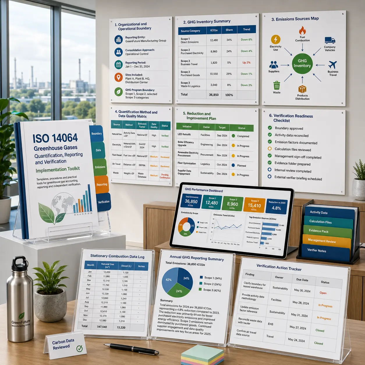 ISO 14064 Greenhouse Gases Quantification, Reporting and Verification Implementation Toolkit
