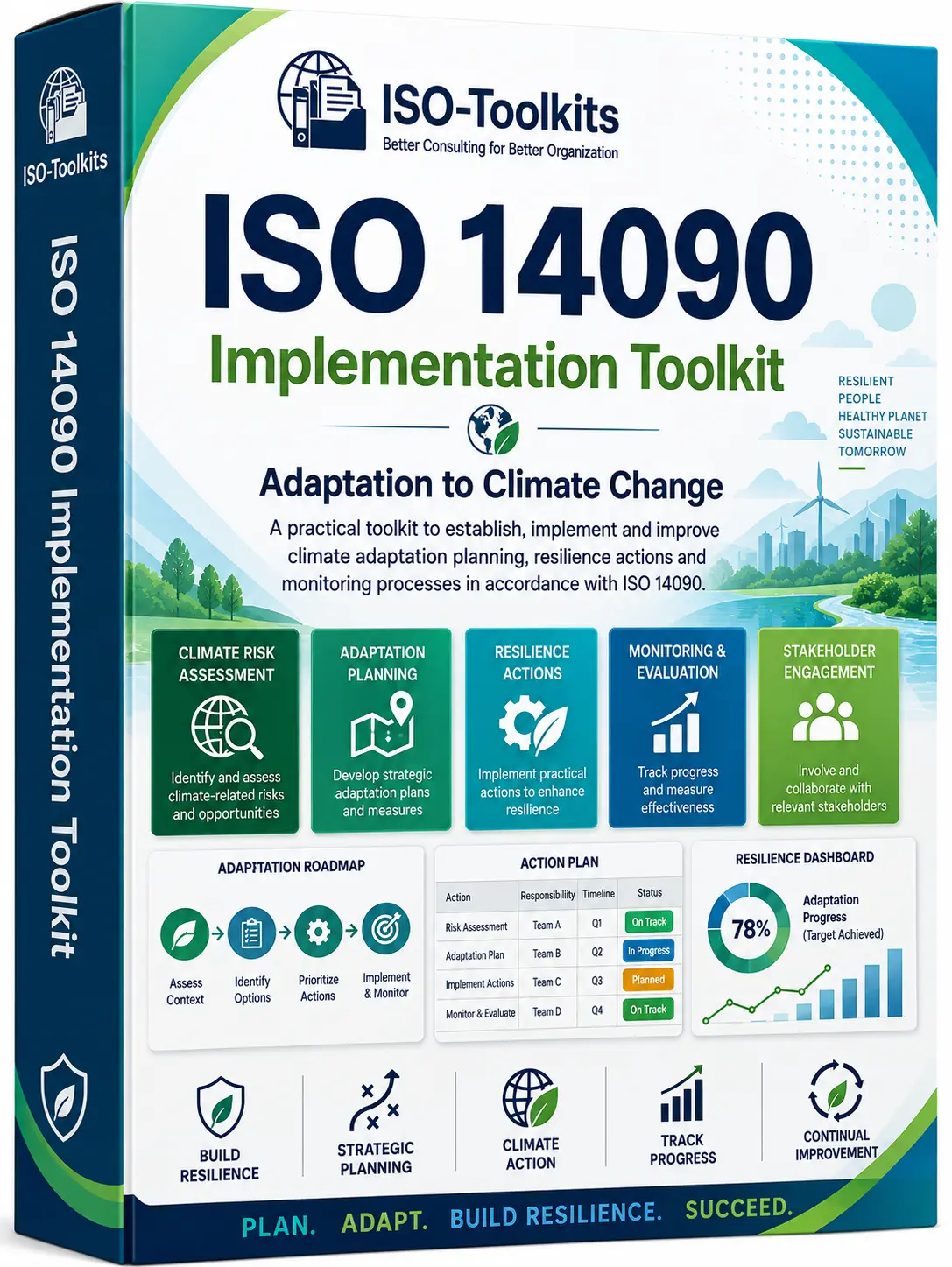 ISO 14090:2019 Climate Change Adaptation Implementation Toolkit Cover