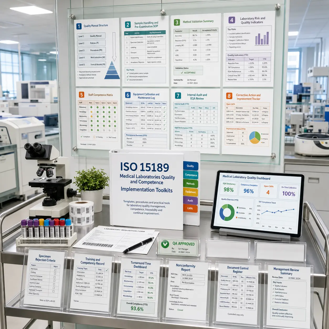 ISO 15189 Medical Laboratories Quality and Competence Implementation Toolkits