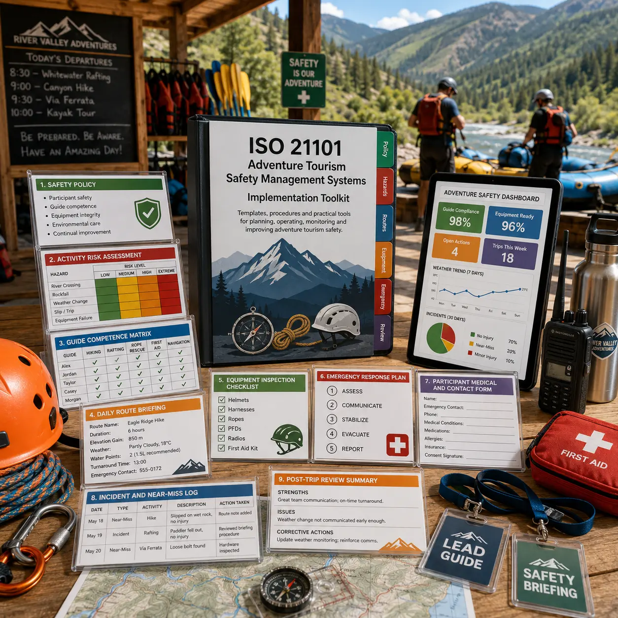 ISO 21101 Adventure Tourism Safety Management Systems Implementation Toolkits