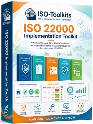 ISO 22000 Food Safety Management Systems Implementation Toolkits Cover