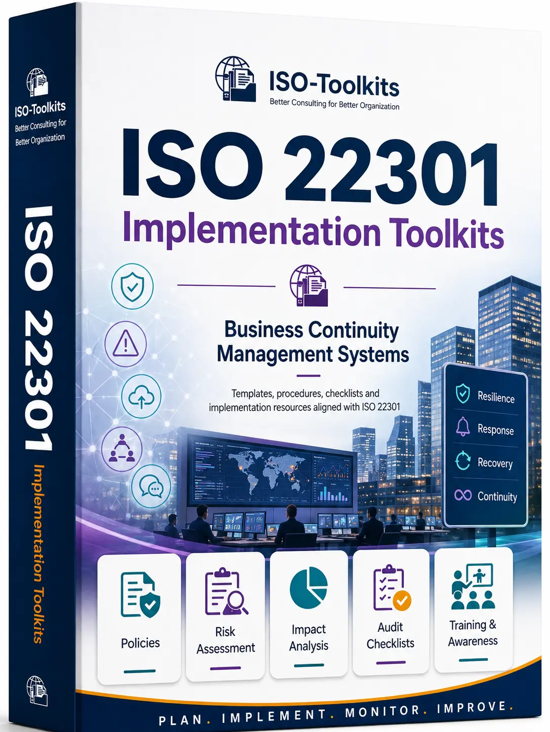 ISO 22301 Business Continuity Management System Implementation Toolkit Cover