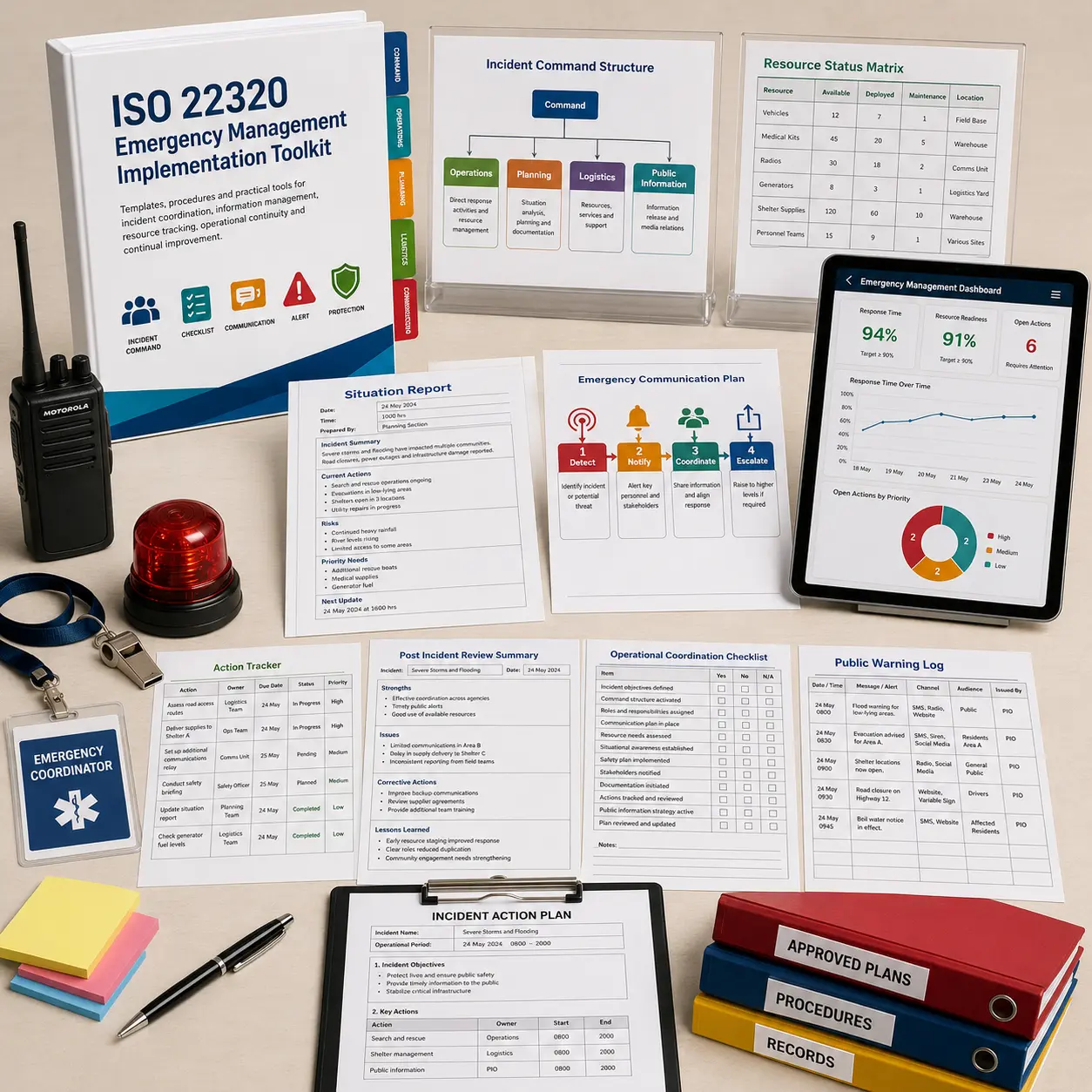 ISO 22320 Emergency Management Implementation Toolkit