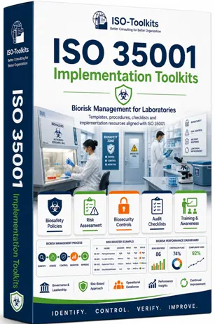 ISO 35001 Biorisk Management Full Implementation Toolkit Cover