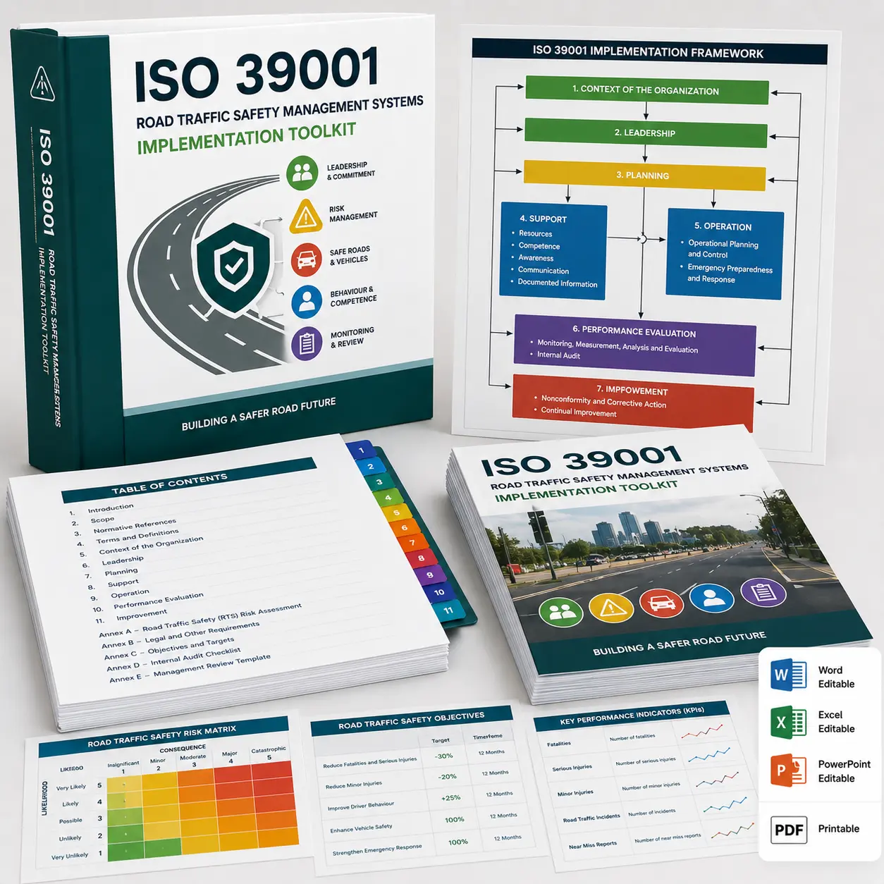 ISO 39001 Road Traffic Safety Management Systems Implementation Toolkits