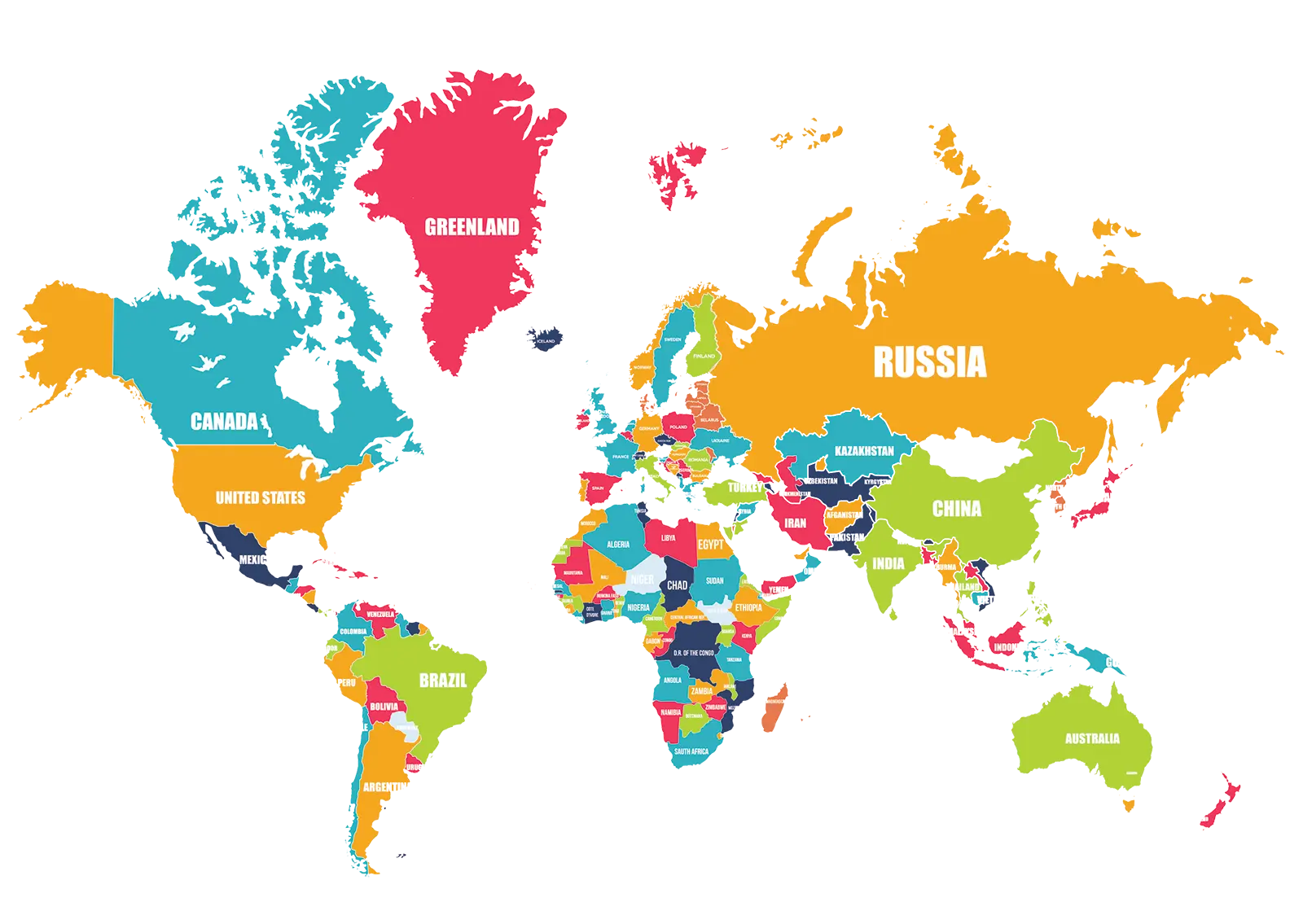 Used in 132 countries
